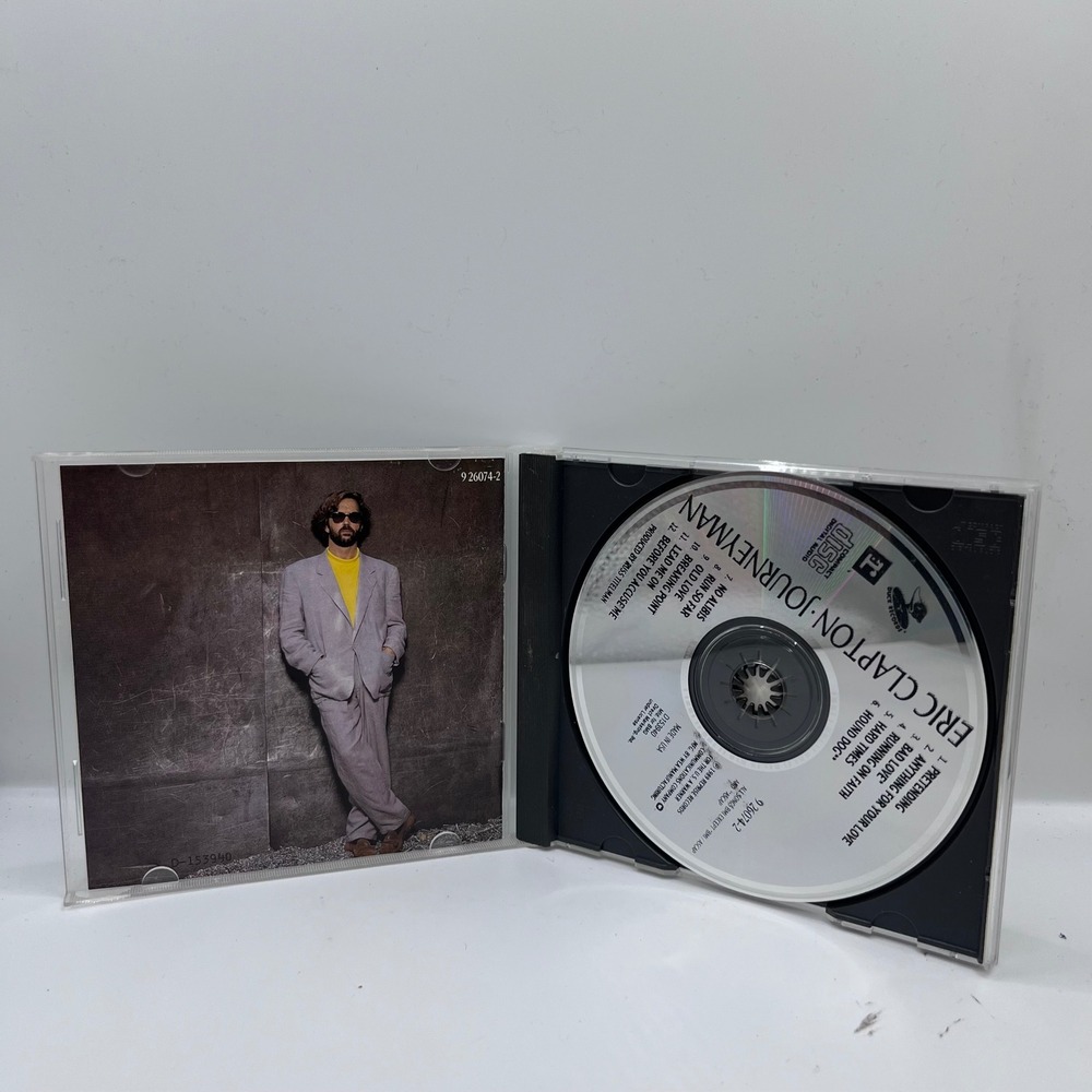 Eric‎ Clapton Journeyman CD Unisex OS Silver 1989 Blues Rock Reprise Records - Picture 3 of 5